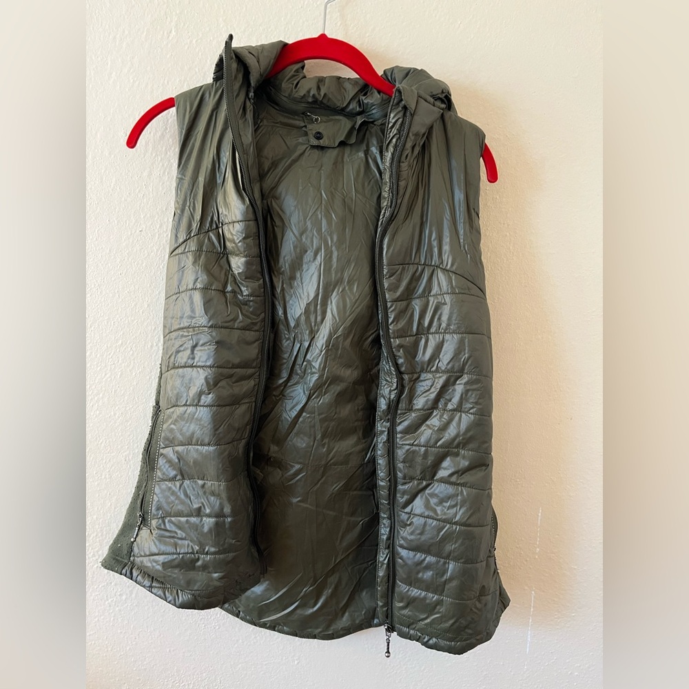 Green Quilted Puffer Vest